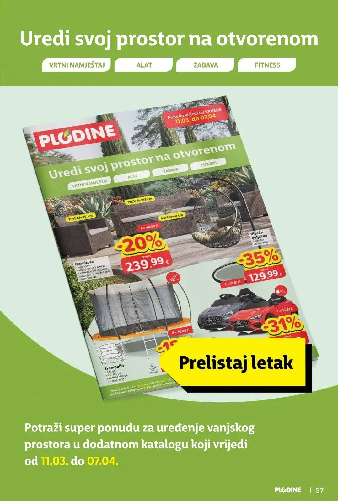 Katalog Plodine katalog do 17.03.2026 od 12. ožujka do 17. ožujka 2026. - Pregled Stranica 57