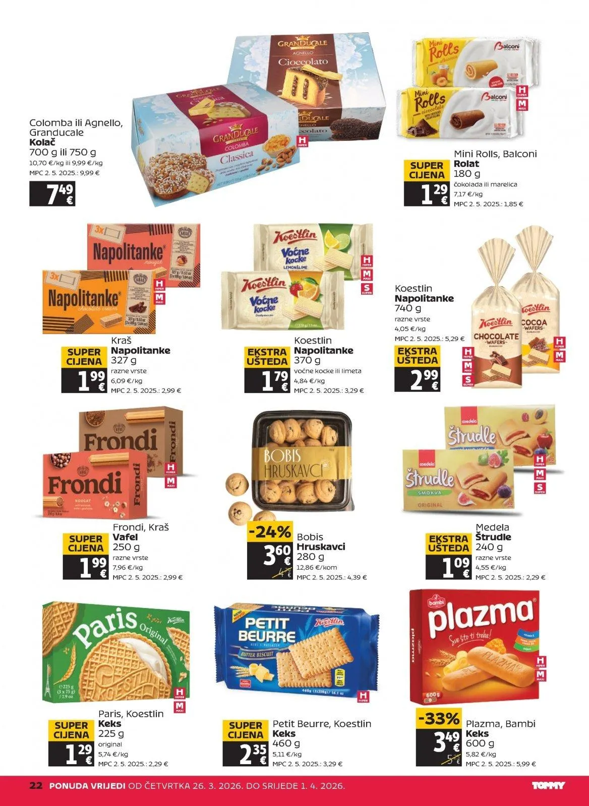 Katalog Tommy katalog do 01.04.2026 od 26. ožujka do 1. travnja 2026. - Pregled Stranica 22