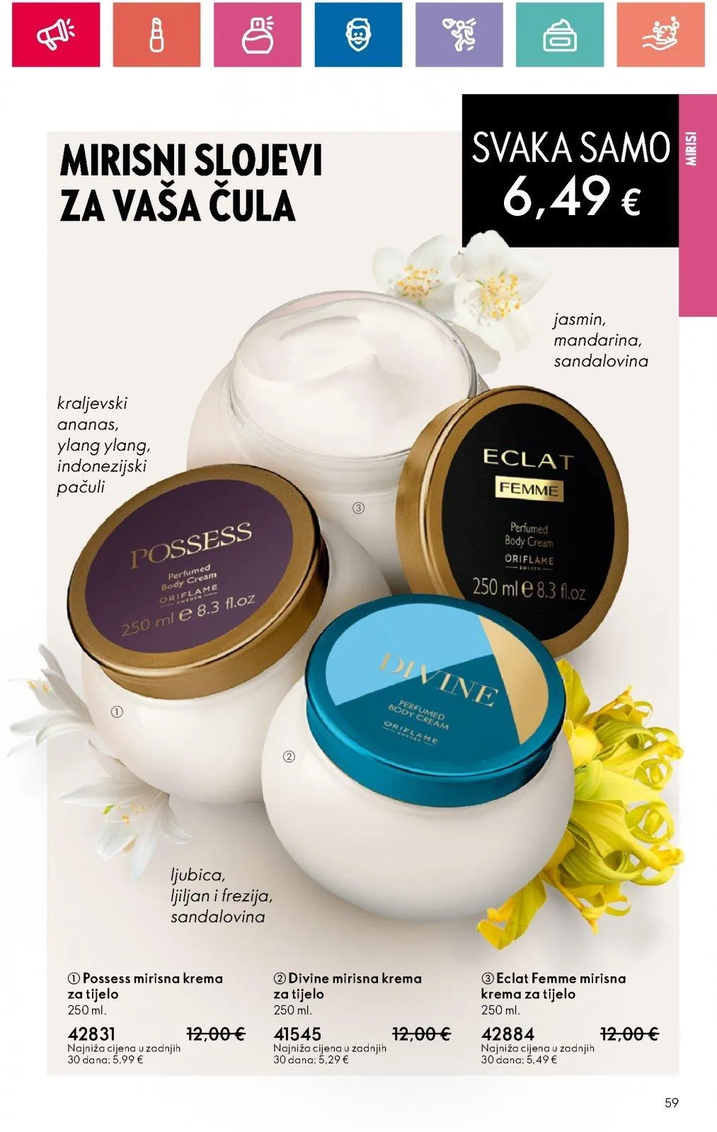 Katalog Oriflame katalog do 11.09.2024 od 29. kolovoza do 11. rujna 2024. - Pregled Stranica 59