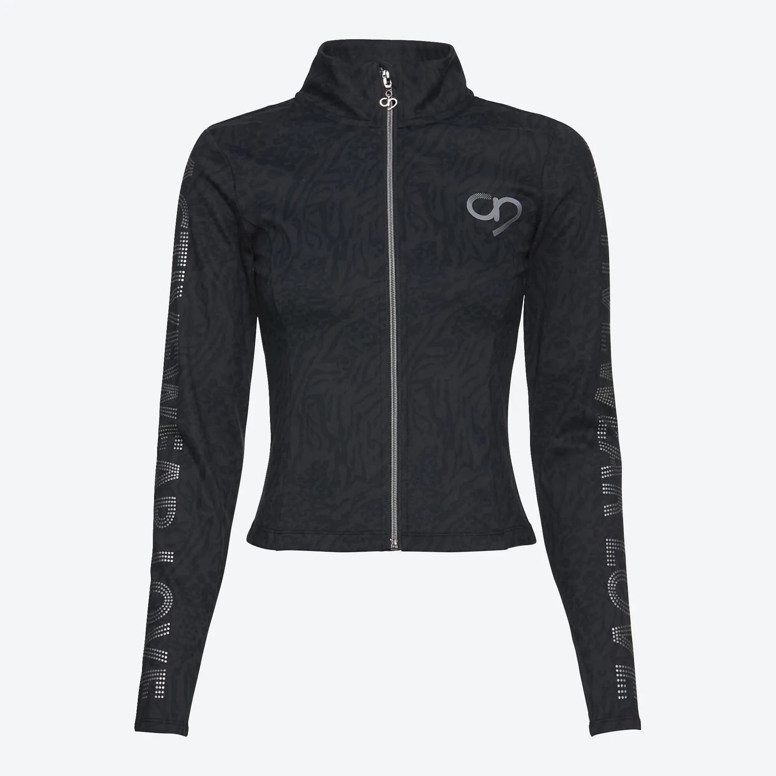 Damen-Trainingsjacke mit Stehkragen