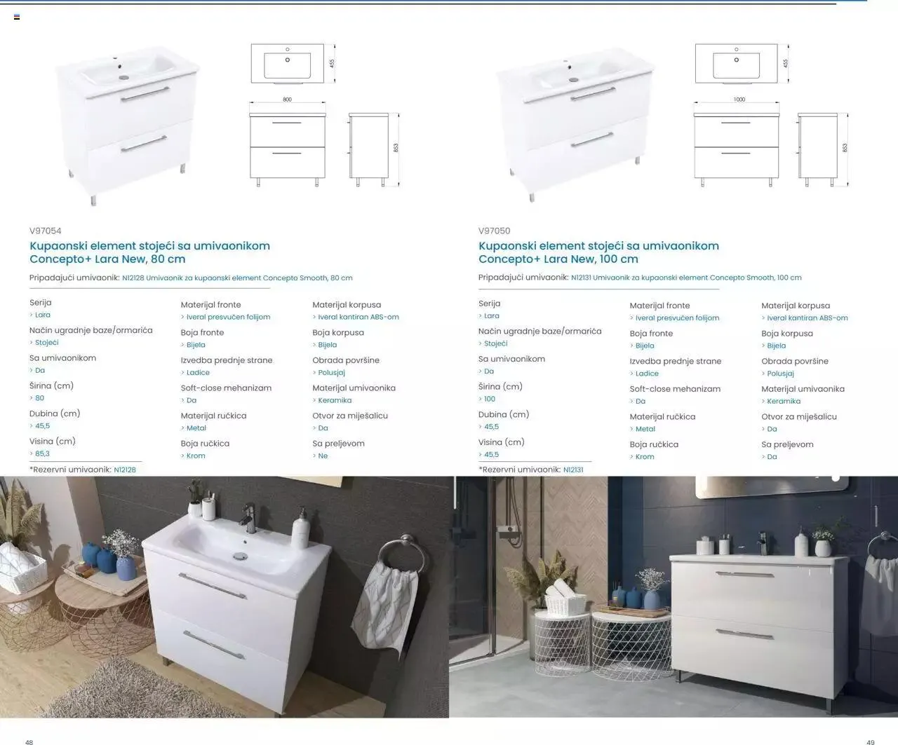 Katalog Kupaonski namještaj i ogledala 2023 Fero-term od 13. ožujka do 31. prosinca 2023. - Pregled Stranica 25