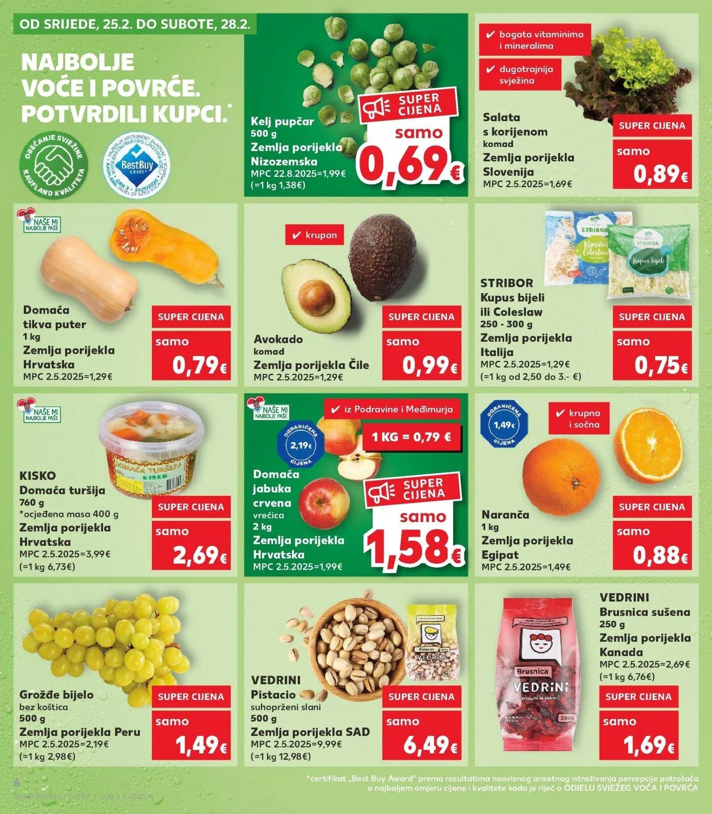 Katalog Kaufland katalog do 03.03.2026 od 25. veljače do 3. ožujka 2026. - Pregled Stranica 6