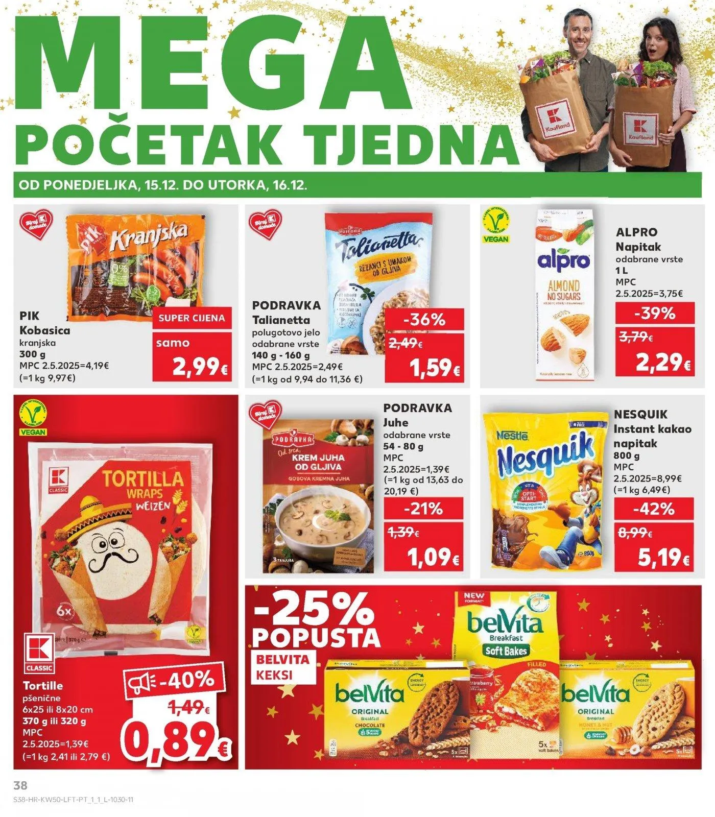 Katalog Kaufland katalog do 16.12.2025 od 10. prosinca do 16. prosinca 2025. - Pregled Stranica 38