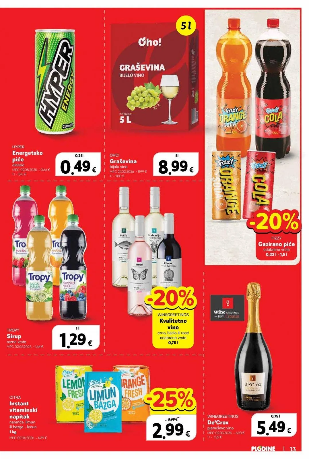 Katalog Plodine katalog do 02.06.2026 od 28. svibnja do 2. lipnja 2026. - Pregled Stranica 13