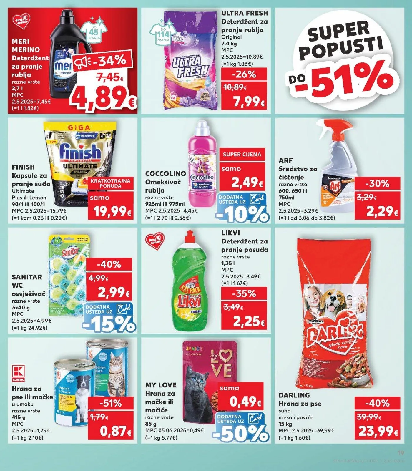 Katalog Kaufland katalog do 11.11.2025 od 5. studenoga do 11. studenoga 2025. - Pregled Stranica 19