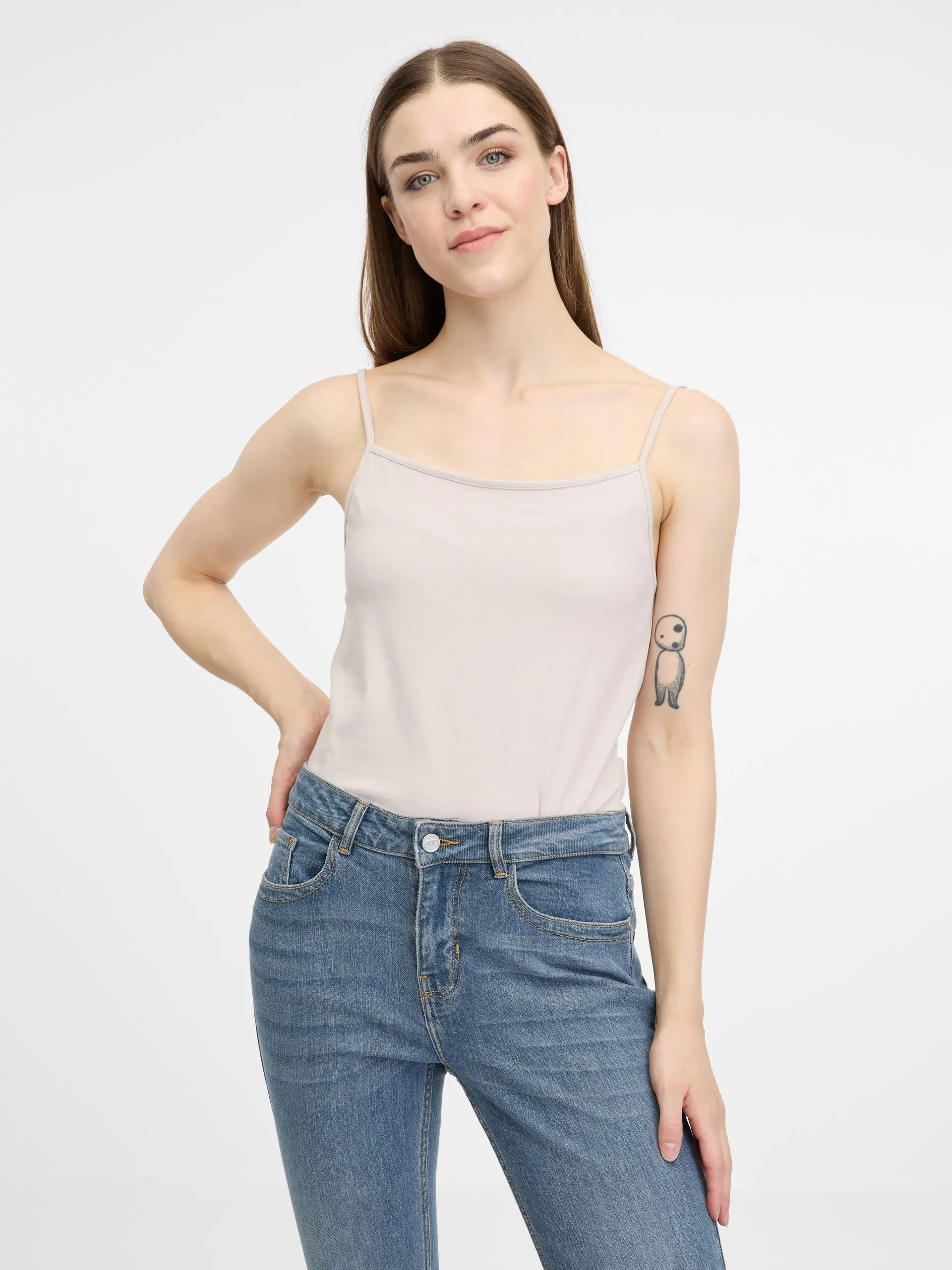 Krem ženska majica bez rukava ORSAY