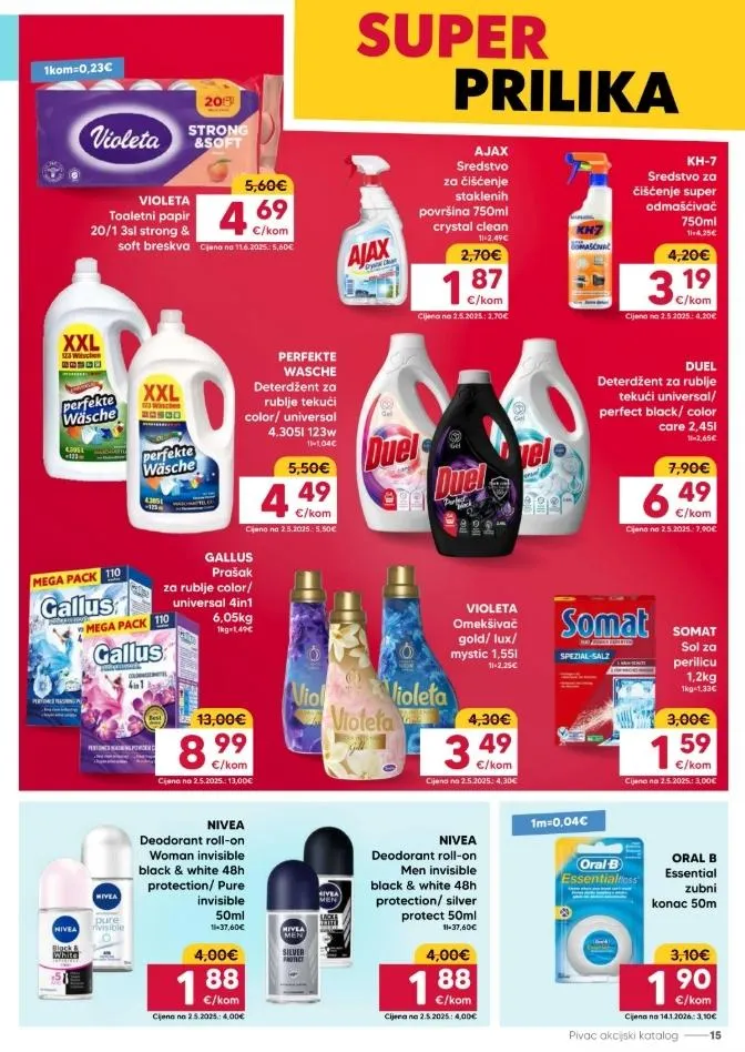 Katalog Pivac katalog do 17.05.2026 od 12. svibnja do 17. svibnja 2026. - Pregled Stranica 15