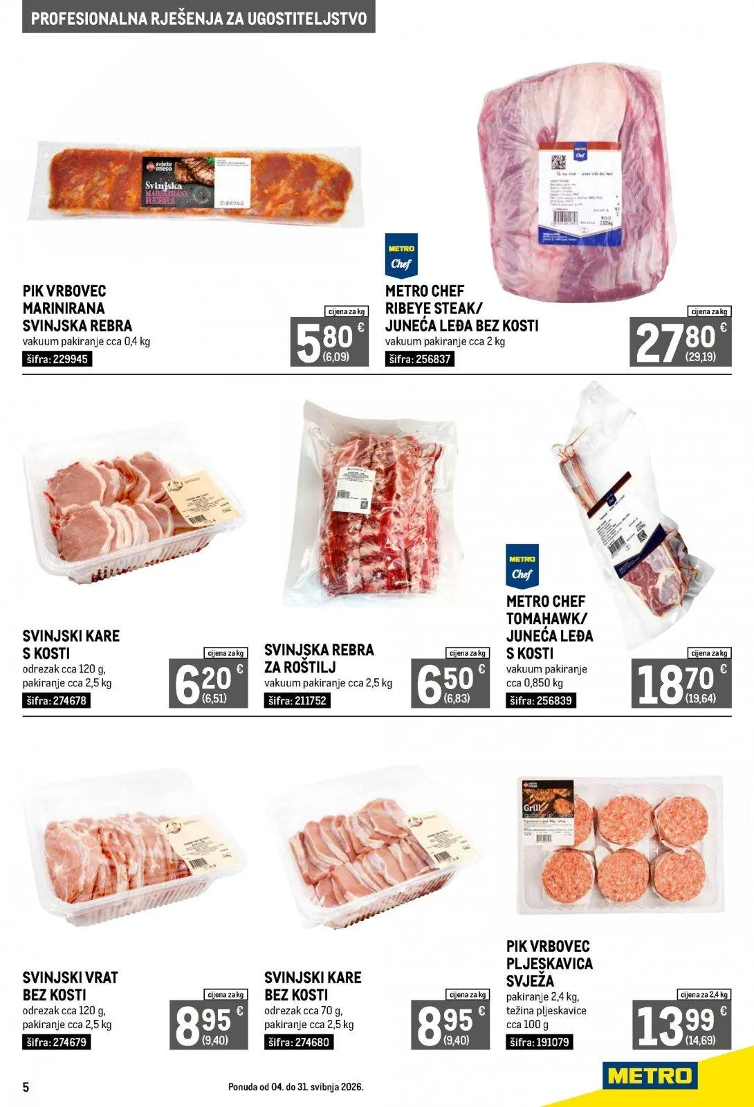 Katalog Metro katalog do 01.06.2026 od 8. svibnja do 1. lipnja 2026. - Pregled Stranica 5
