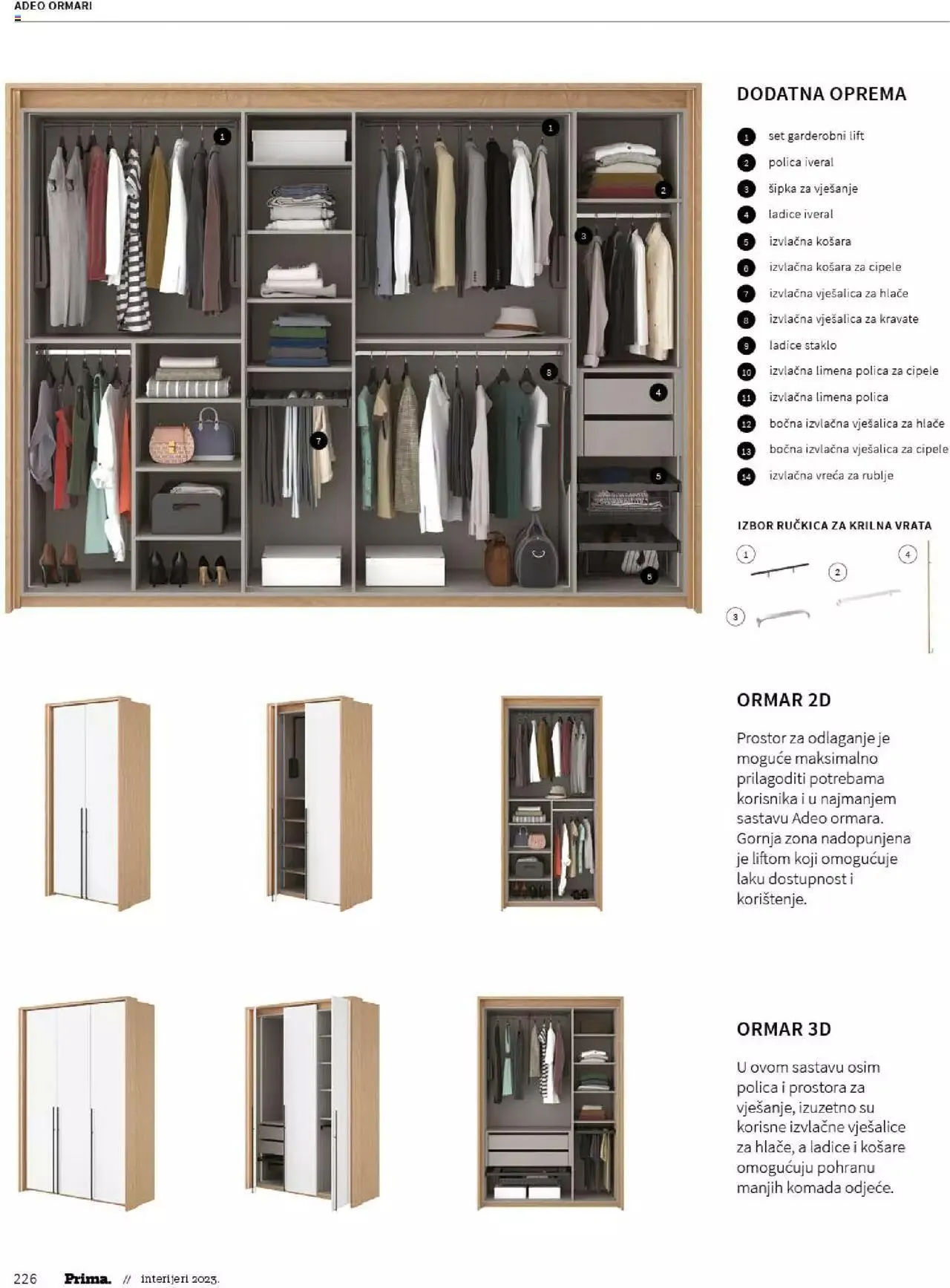 Katalog Katalog interijeri 2023 Prima od 20. veljače do 31. prosinca 2023. - Pregled Stranica 228