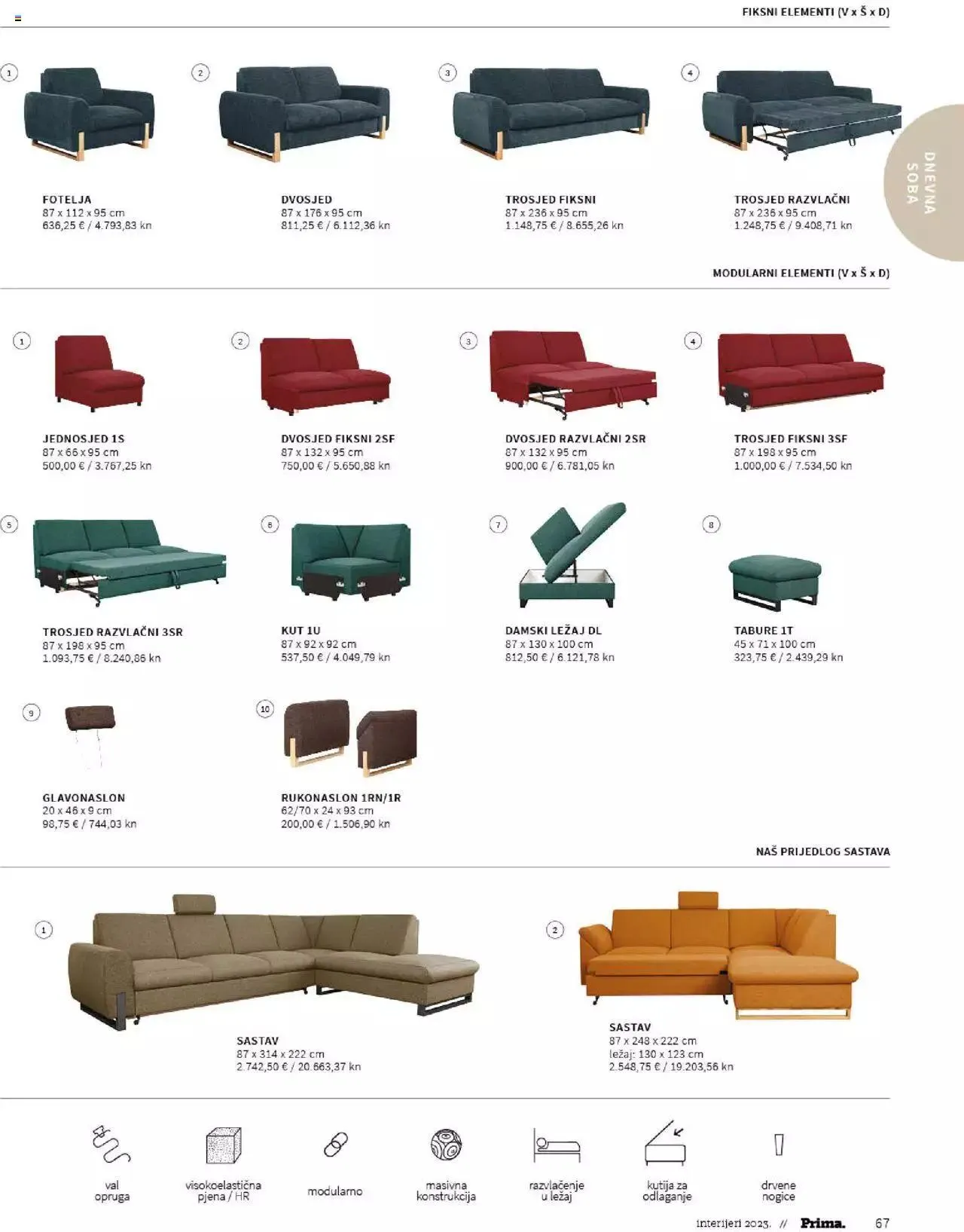 Katalog Katalog interijeri 2023 Prima od 20. veljače do 31. prosinca 2023. - Pregled Stranica 69