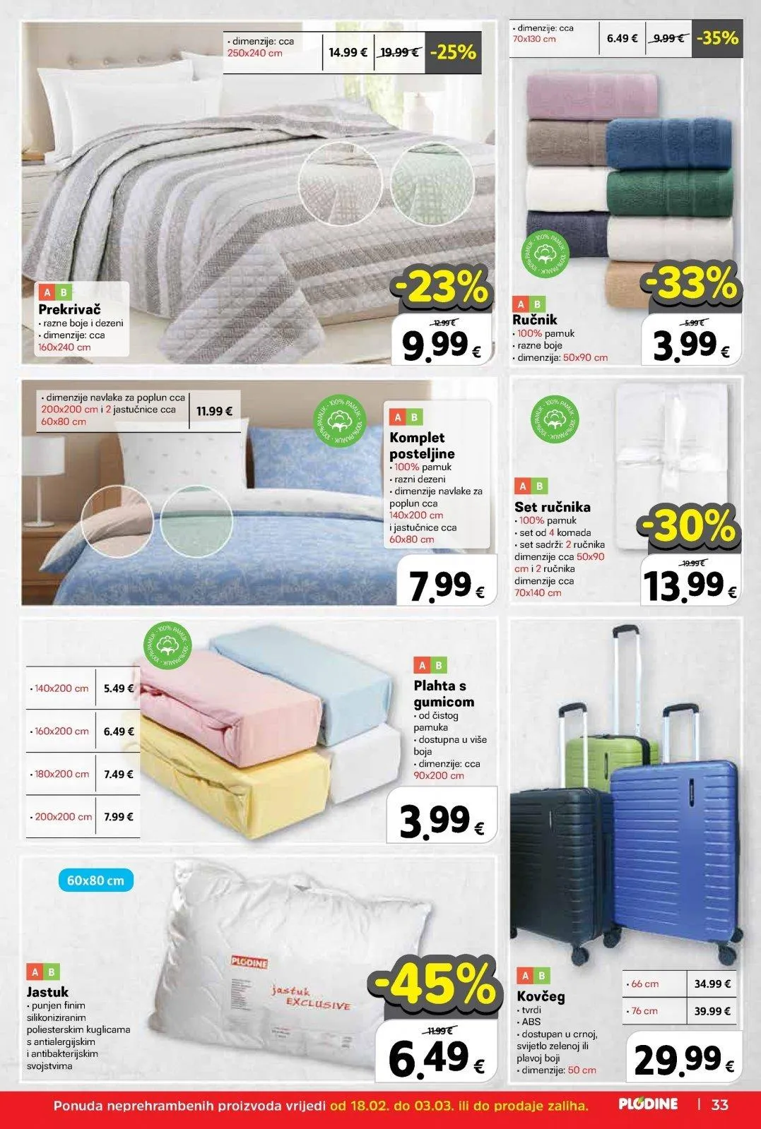 Katalog Plodine katalog do 24.02.2026 od 19. veljače do 24. veljače 2026. - Pregled Stranica 33