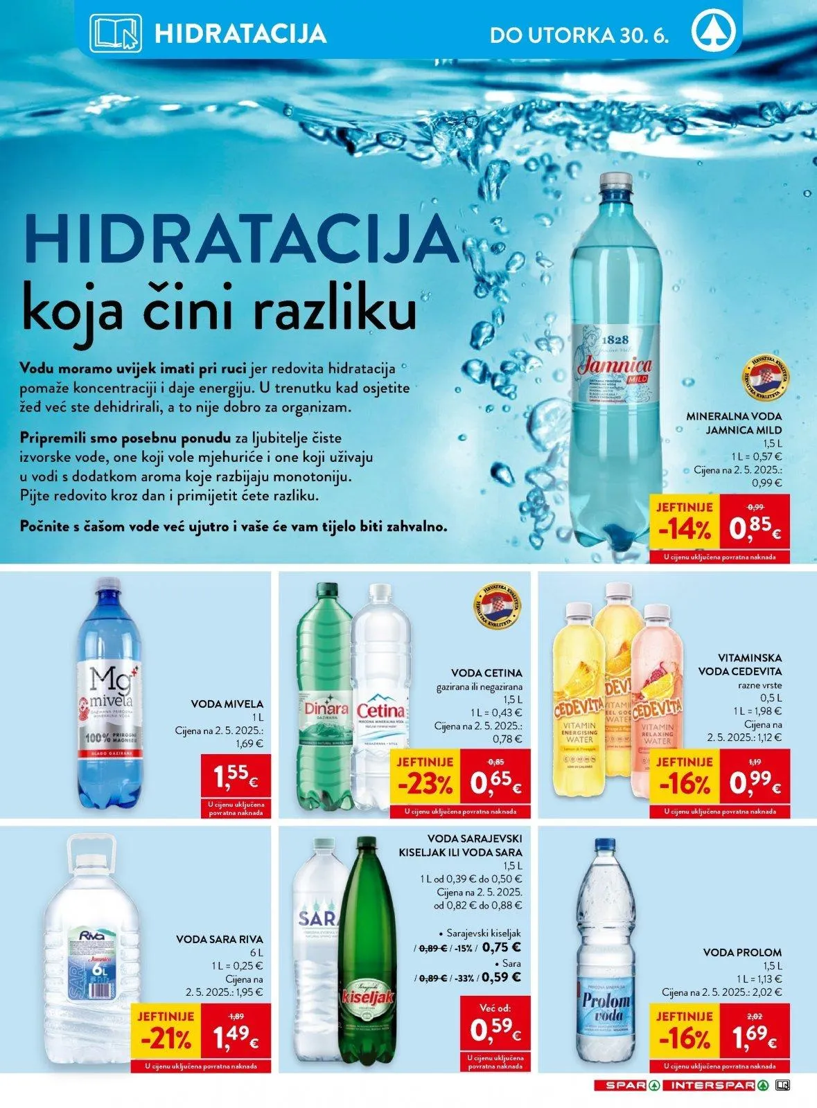 Katalog Interspar katalog do 30.06.2026 od 25. lipnja do 30. lipnja 2026. - Pregled Stranica 9