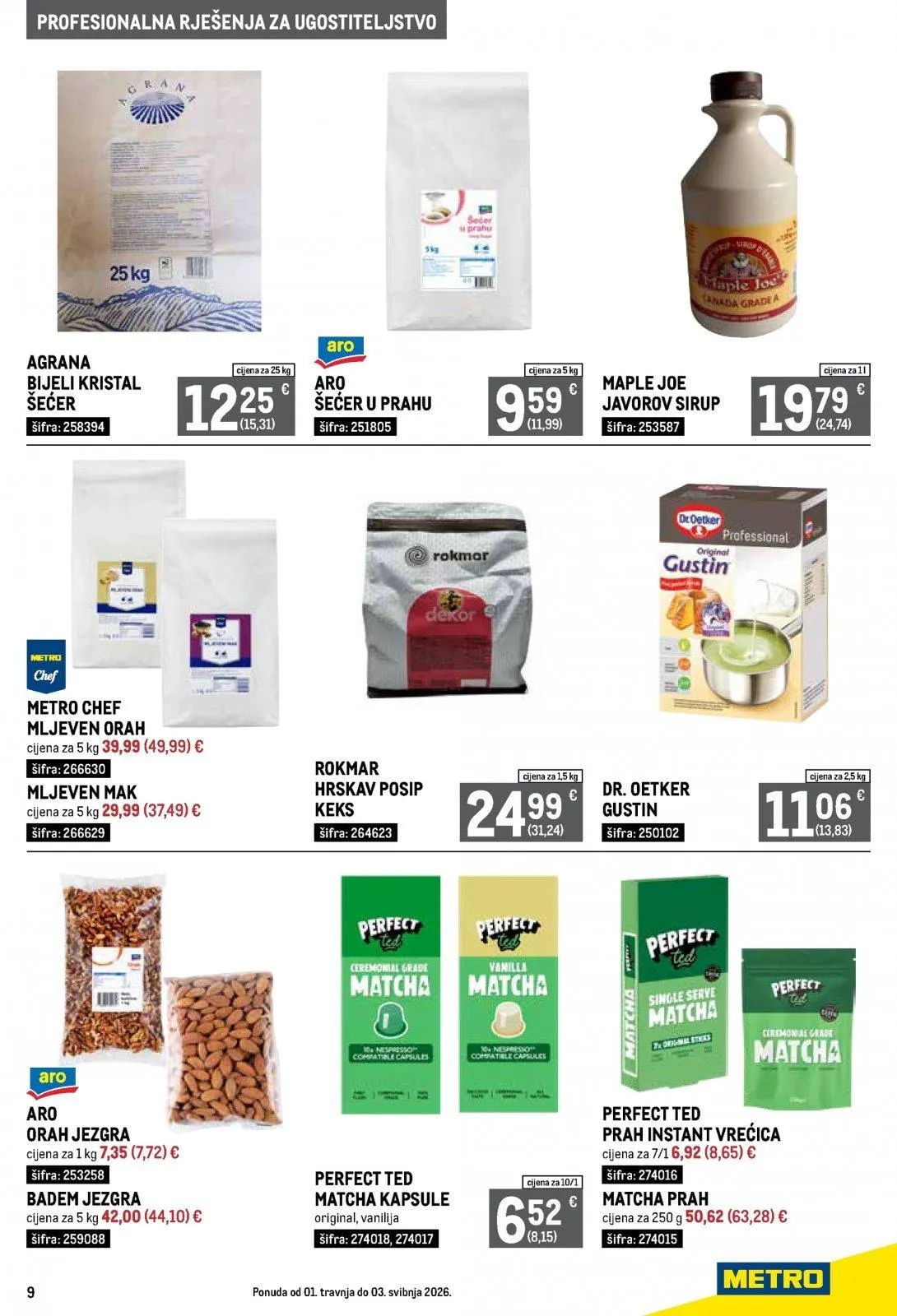 Katalog Metro katalog do 03.05.2026 od 2. travnja do 3. svibnja 2026. - Pregled Stranica 9