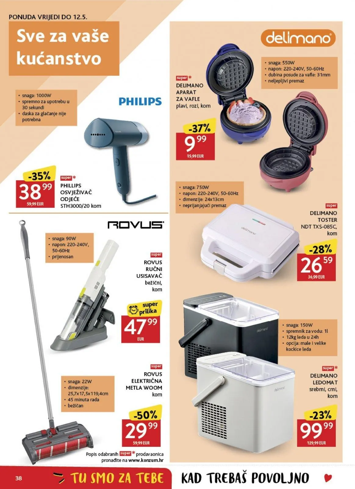 Katalog Konzum katalog do 05.05.2026 od 29. travnja do 5. svibnja 2026. - Pregled Stranica 38