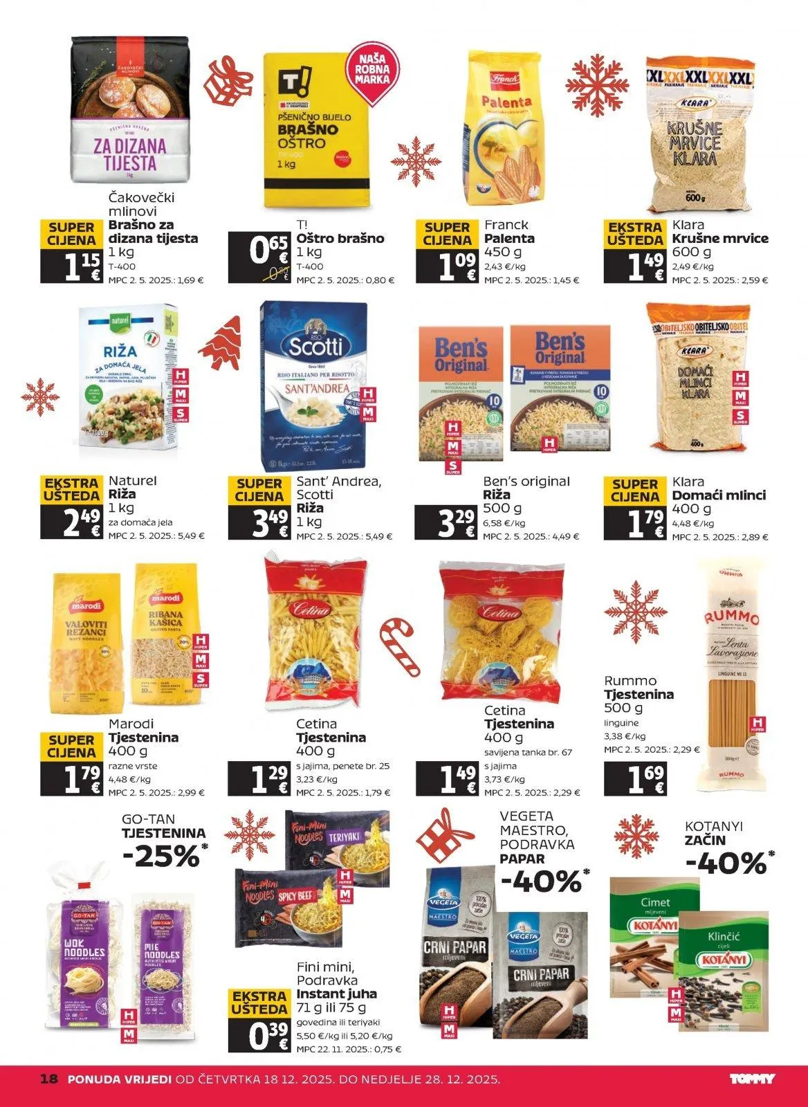 Katalog Tommy katalog do 28.12.2025 od 18. prosinca do 28. prosinca 2025. - Pregled Stranica 18