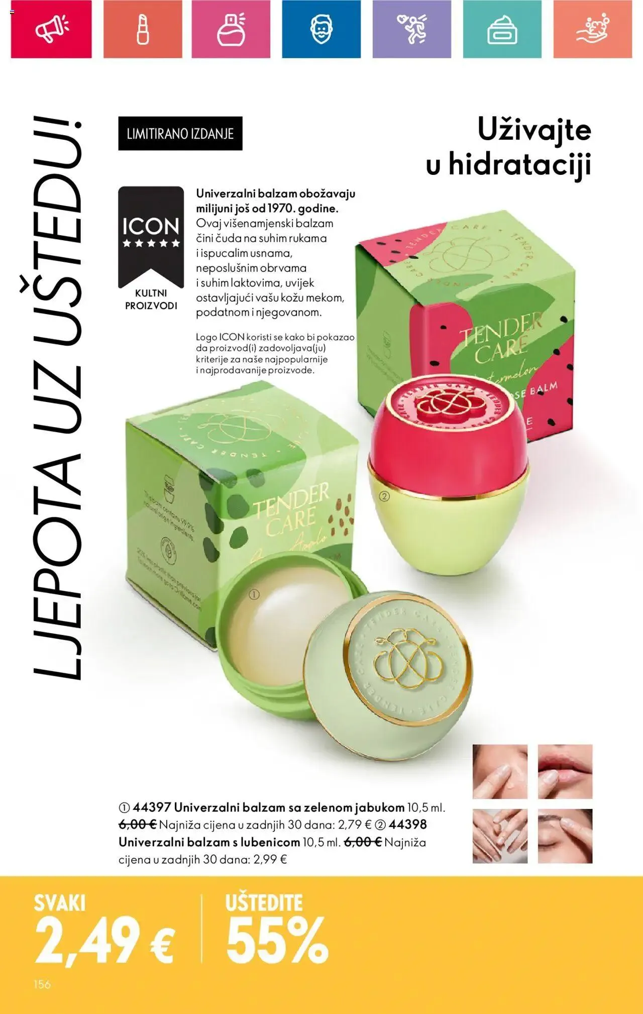 Katalog Katalog 11/2024 Oriflame od 1. kolovoza do 21. kolovoza 2024. - Pregled Stranica 156