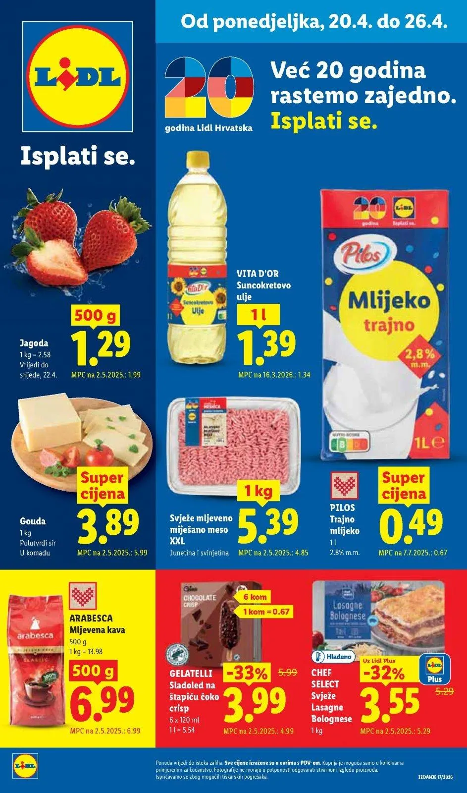 Katalog Lidl katalog do 26.04.2026 od 16. travnja do 26. travnja 2026. - Pregled Stranica 1