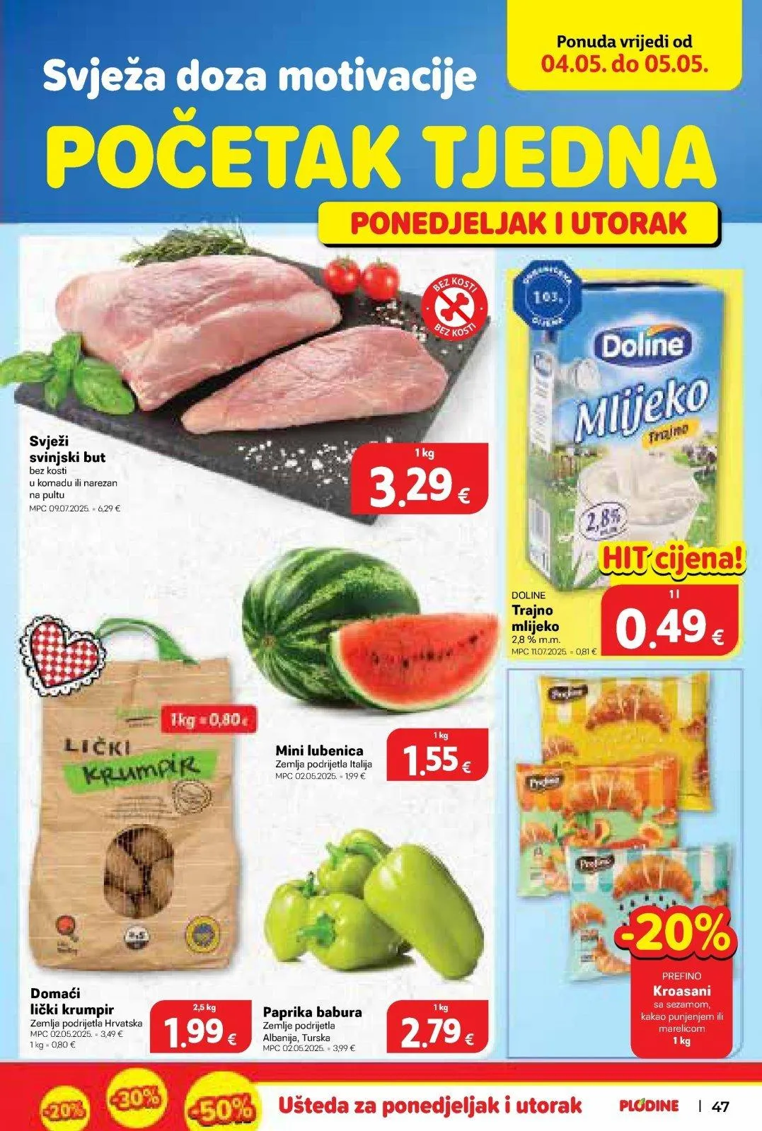 Katalog Plodine katalog do 05.05.2026 od 29. travnja do 5. svibnja 2026. - Pregled Stranica 47