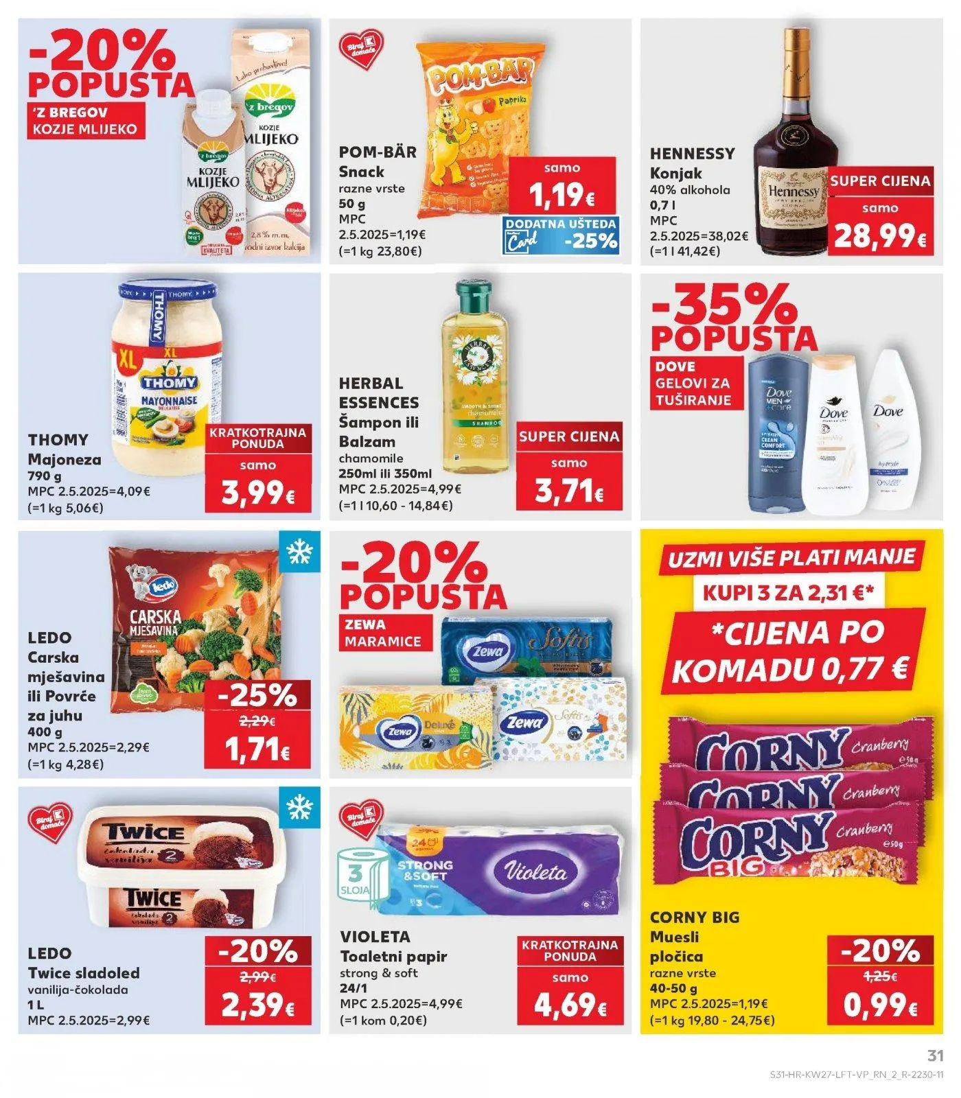 Katalog Kaufland katalog do 07.07.2026 od 1. srpnja do 7. srpnja 2026. - Pregled Stranica 31