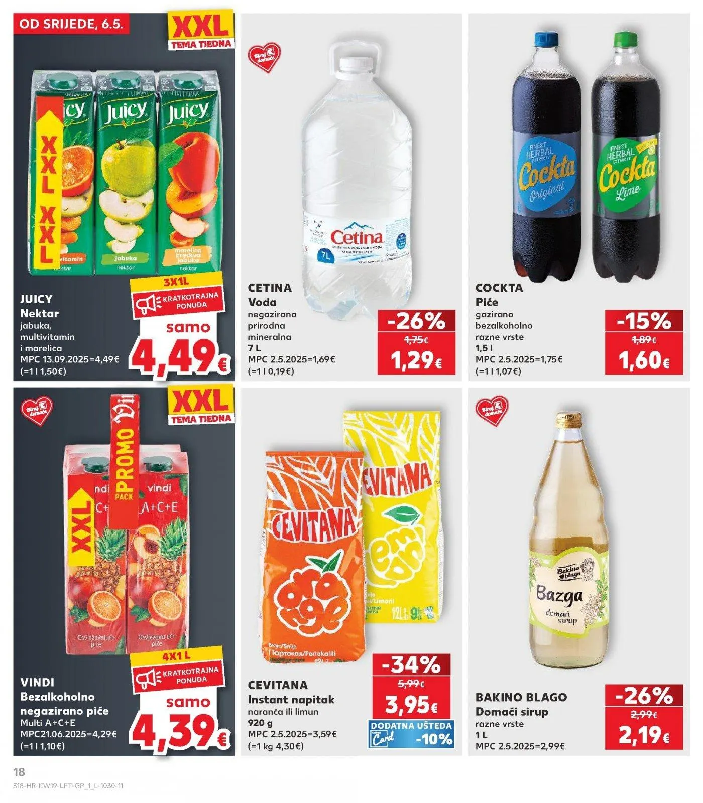 Katalog Kaufland katalog do 12.05.2026 od 8. svibnja do 12. svibnja 2026. - Pregled Stranica 18