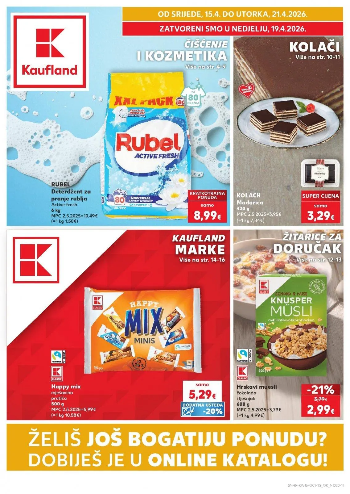 Katalog Kaufland katalog do 21.04.2026 od 15. travnja do 21. travnja 2026. - Pregled Stranica 1
