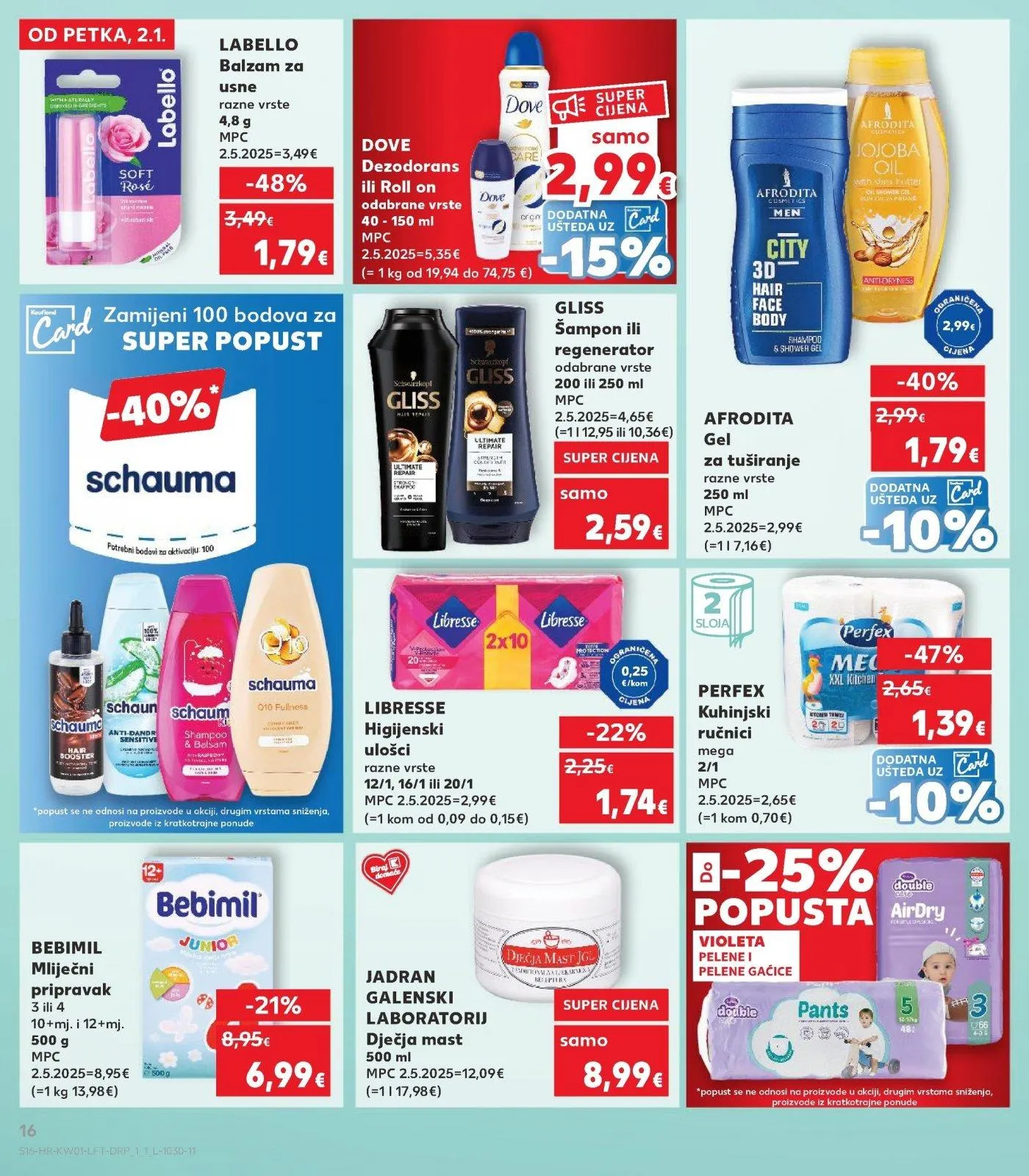 Katalog Kaufland katalog do 06.01.2026 od 6. siječnja do 6. siječnja 2026. - Pregled Stranica 16