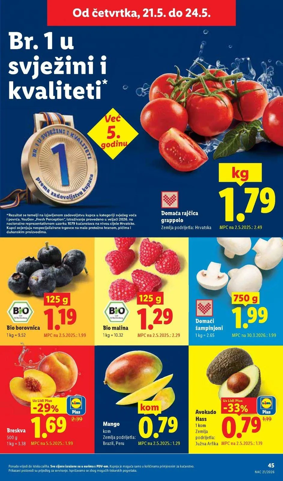 Katalog Lidl katalog do 24.05.2026 od 14. svibnja do 24. svibnja 2026. - Pregled Stranica 45