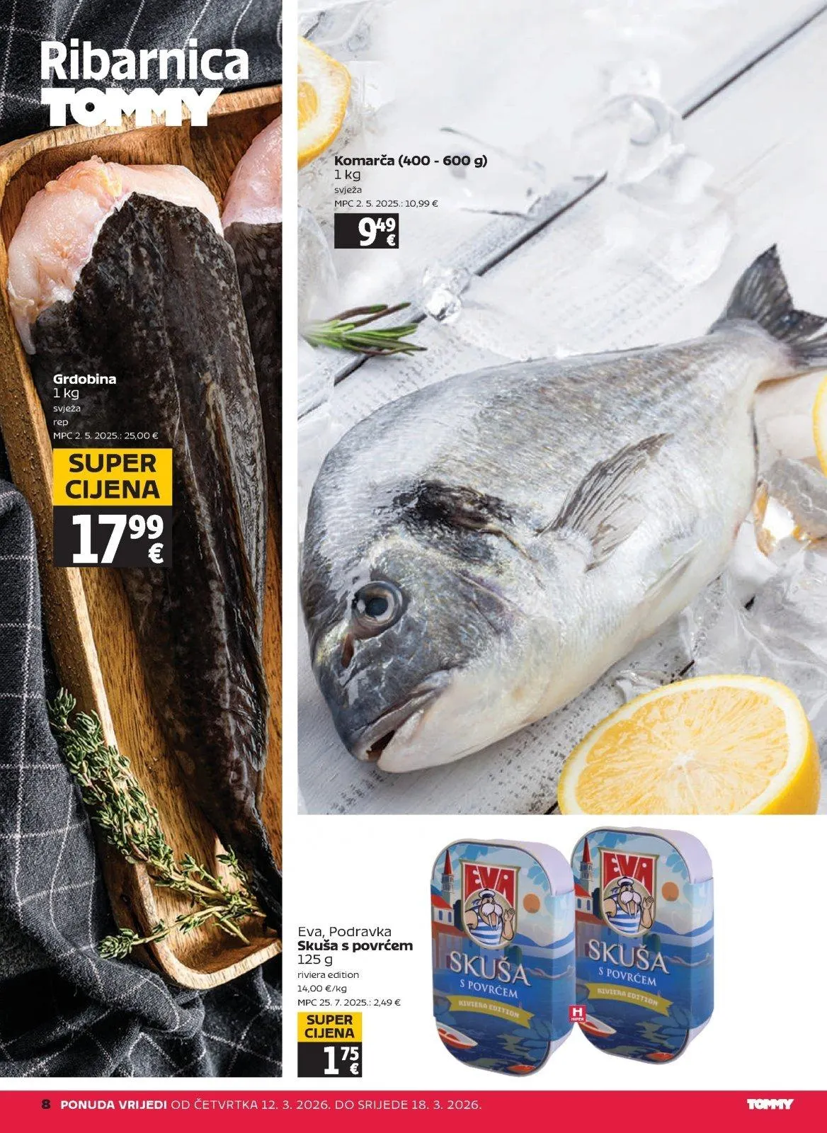 Katalog Tommy katalog do 18.03.2026 od 12. ožujka do 18. ožujka 2026. - Pregled Stranica 8