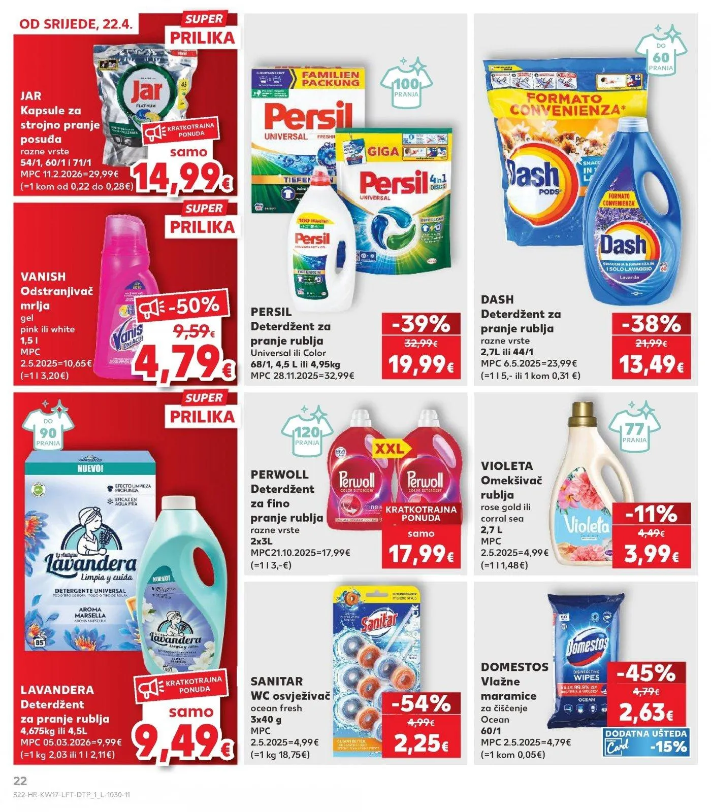 Katalog Kaufland katalog do 28.04.2026 od 22. travnja do 28. travnja 2026. - Pregled Stranica 22