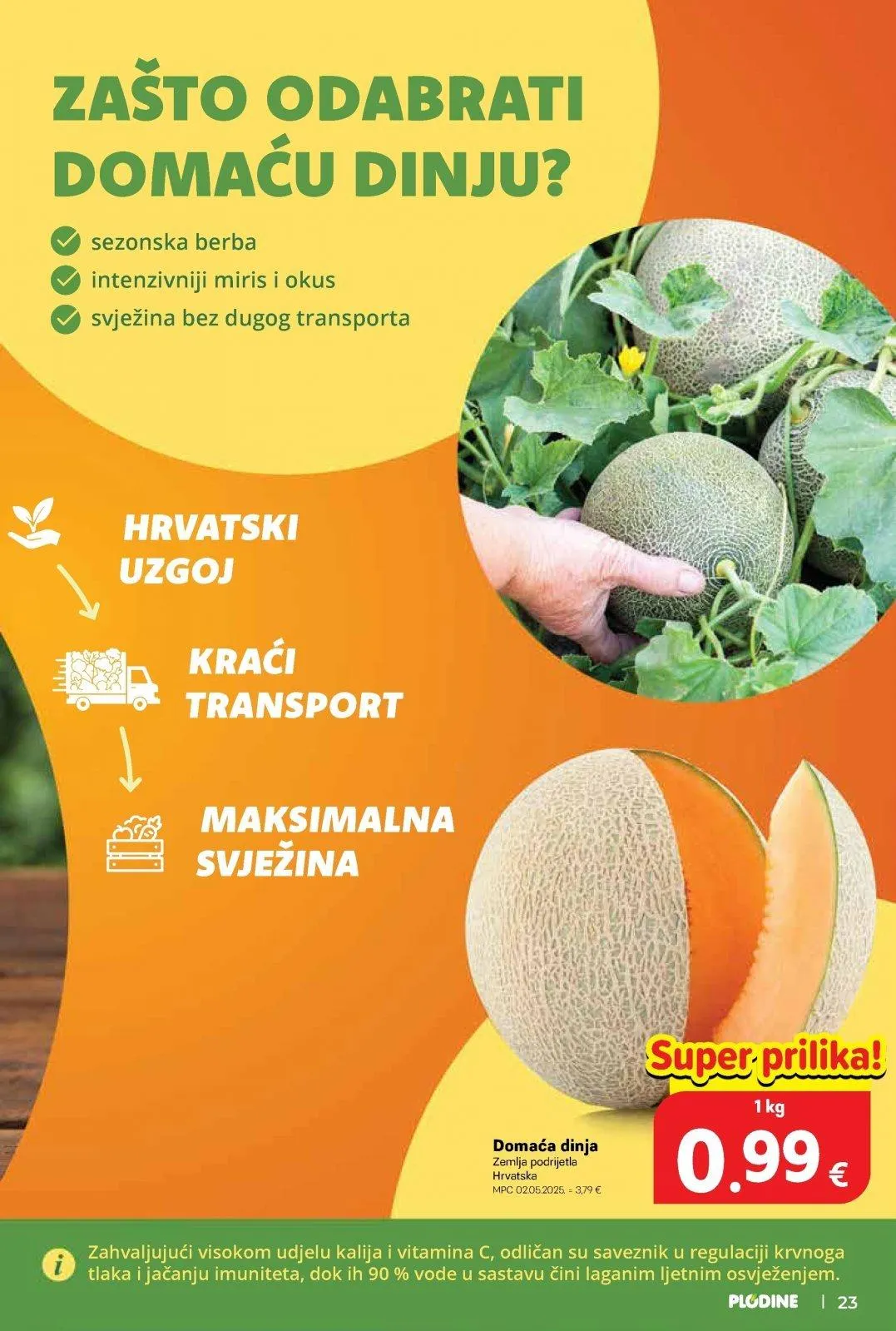 Katalog Plodine katalog do 07.07.2026 od 1. srpnja do 7. srpnja 2026. - Pregled Stranica 23
