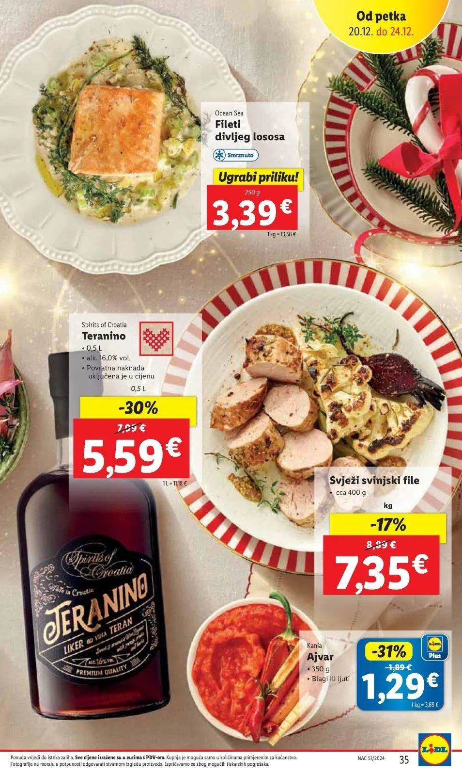 Katalog Lidl katalog do 24.12.2024 od 20. prosinca do 24. prosinca 2024. - Pregled Stranica 35