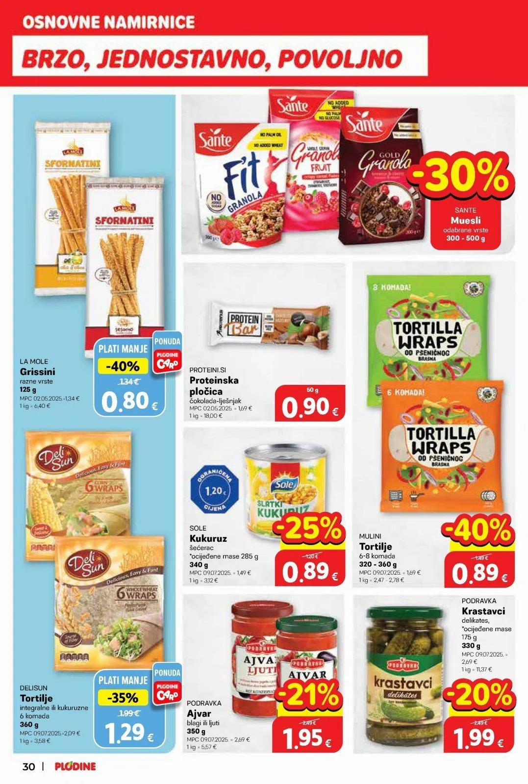 Katalog Plodine katalog do 10.03.2026 od 5. ožujka do 10. ožujka 2026. - Pregled Stranica 30