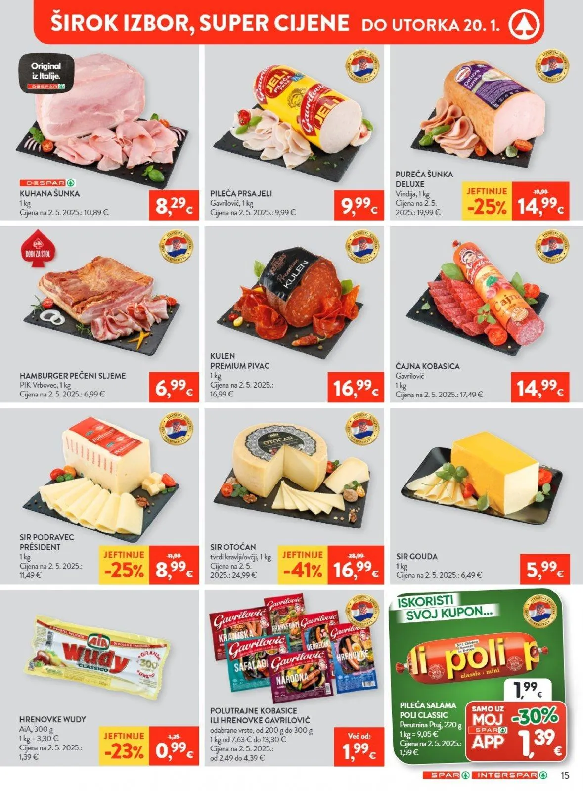 Katalog Spar katalog do 20.01.2026 od 15. siječnja do 20. siječnja 2026. - Pregled Stranica 17