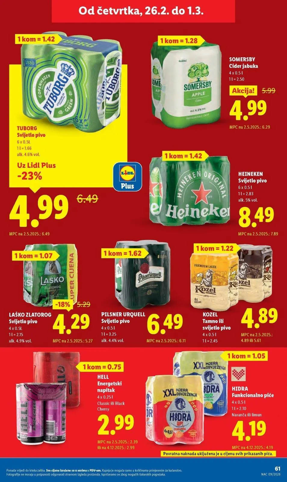 Katalog Lidl katalog do 01.03.2026 od 19. veljače do 1. ožujka 2026. - Pregled Stranica 61