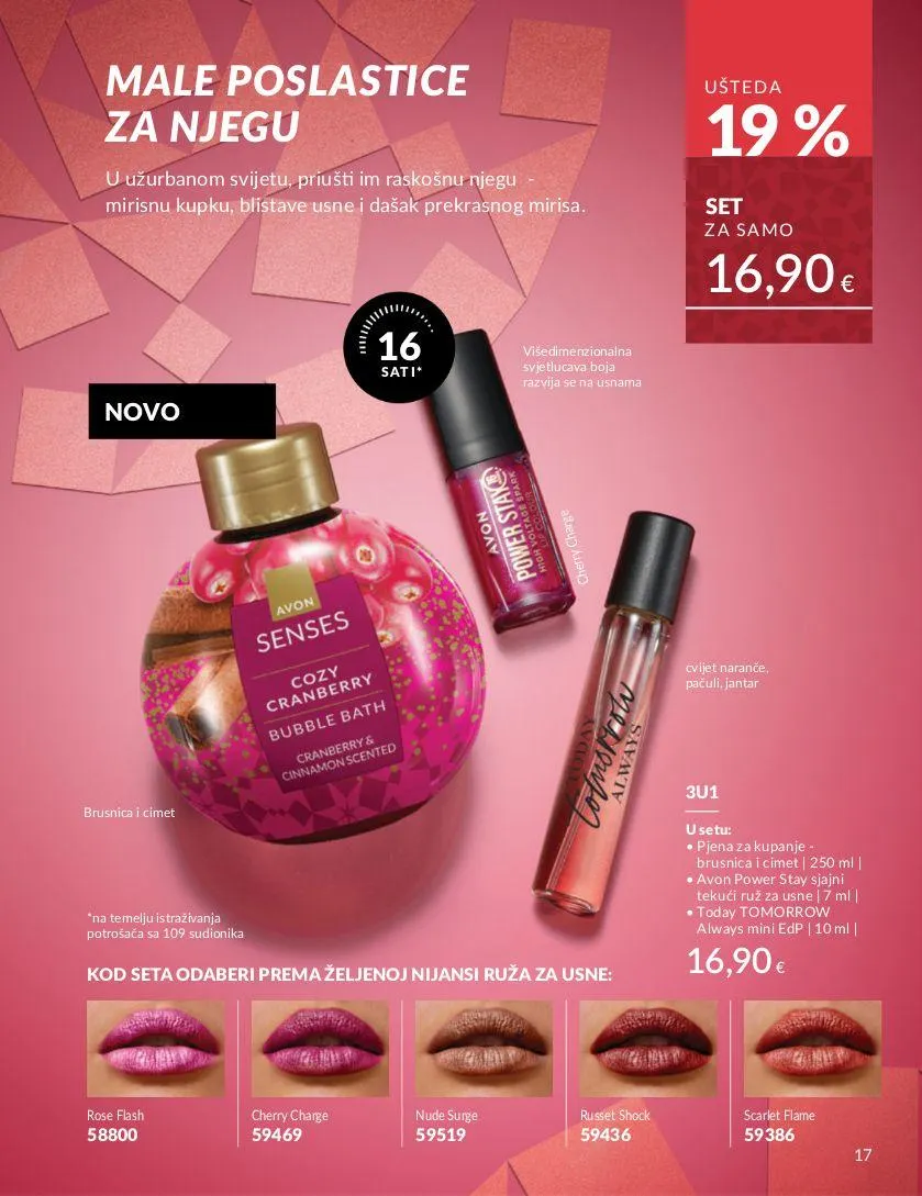 Katalog Avon od 8. prosinca do 22. prosinca 2025. - Pregled Stranica 17