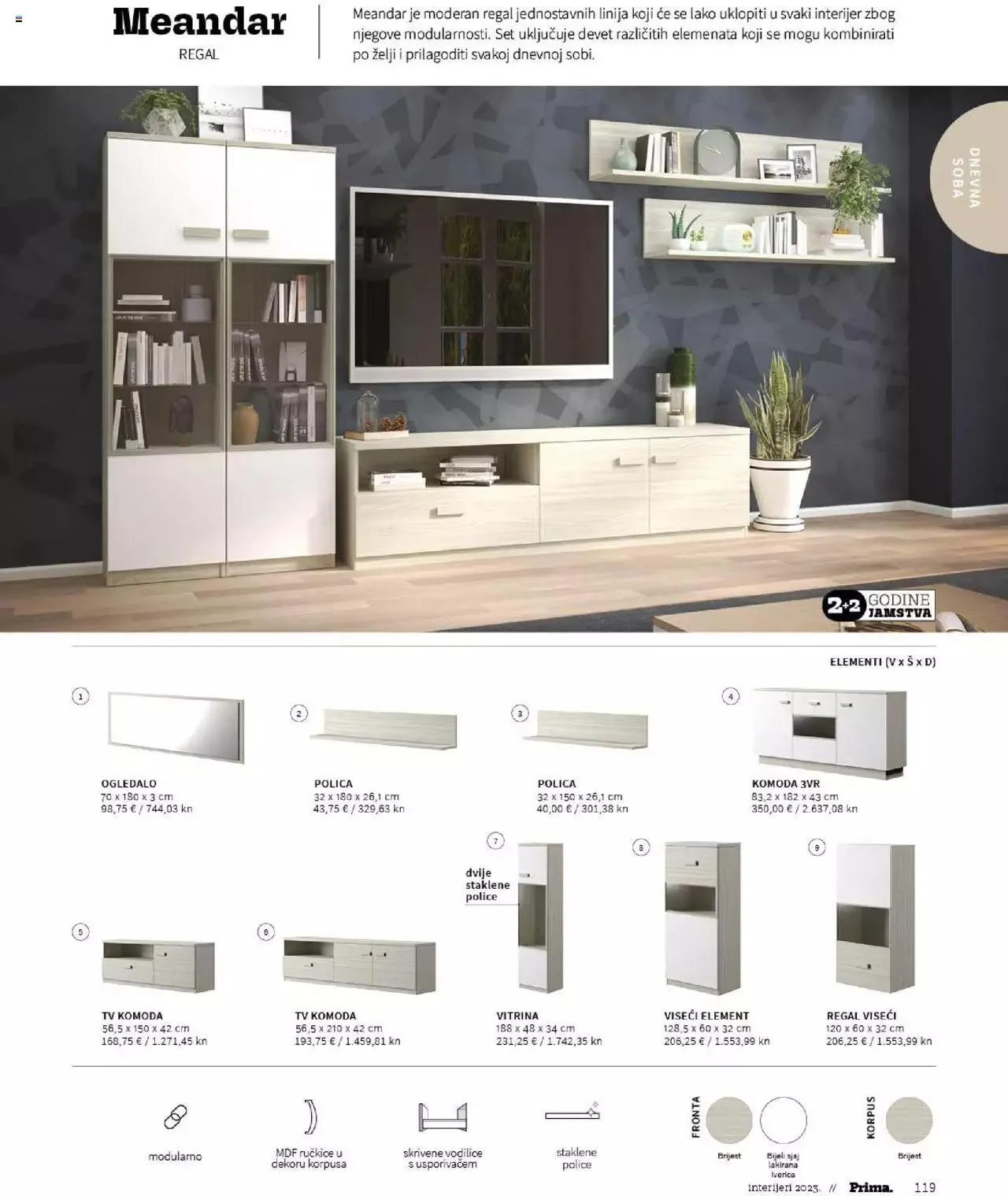 Katalog Katalog interijeri 2023 Prima od 20. veljače do 31. prosinca 2023. - Pregled Stranica 121