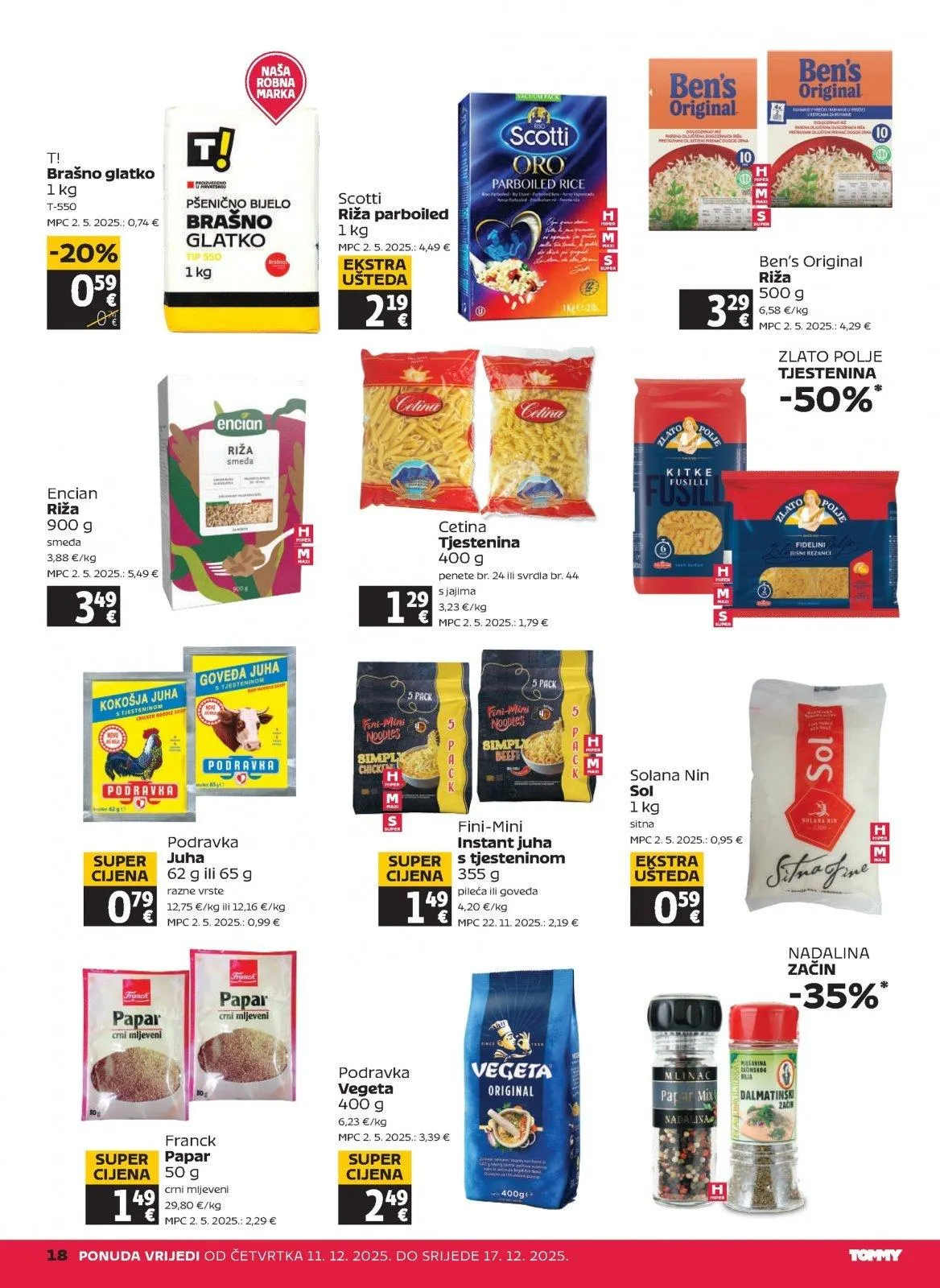 Katalog Tommy katalog do 17.12.2025 od 11. prosinca do 17. prosinca 2025. - Pregled Stranica 18