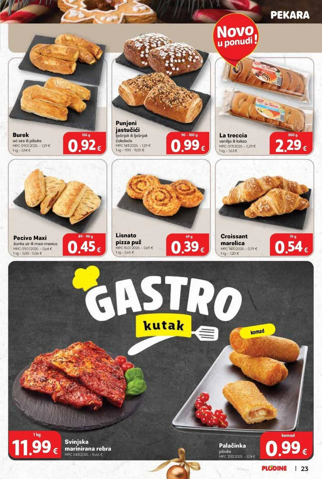 Katalog Plodine katalog do 16.12.2025 od 10. prosinca do 16. prosinca 2025. - Pregled Stranica 23