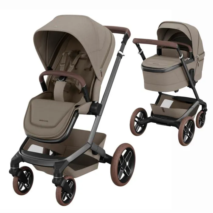 Maxi-Cosi kolica 2u1 Fame + košara, SlideTech®, LumiRide LED, od rođenja do 22 kg