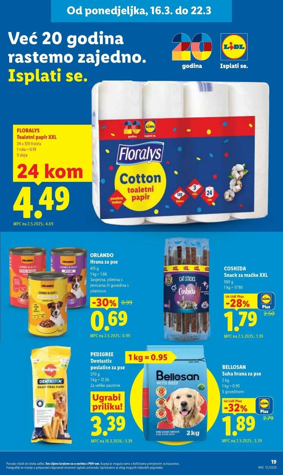 Katalog Lidl katalog do 22.03.2026 od 12. ožujka do 22. ožujka 2026. - Pregled Stranica 19