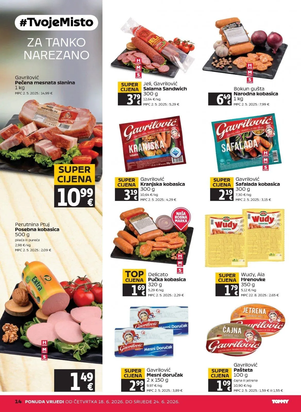 Katalog Tommy katalog do 24.06.2026 od 18. lipnja do 24. lipnja 2026. - Pregled Stranica 14