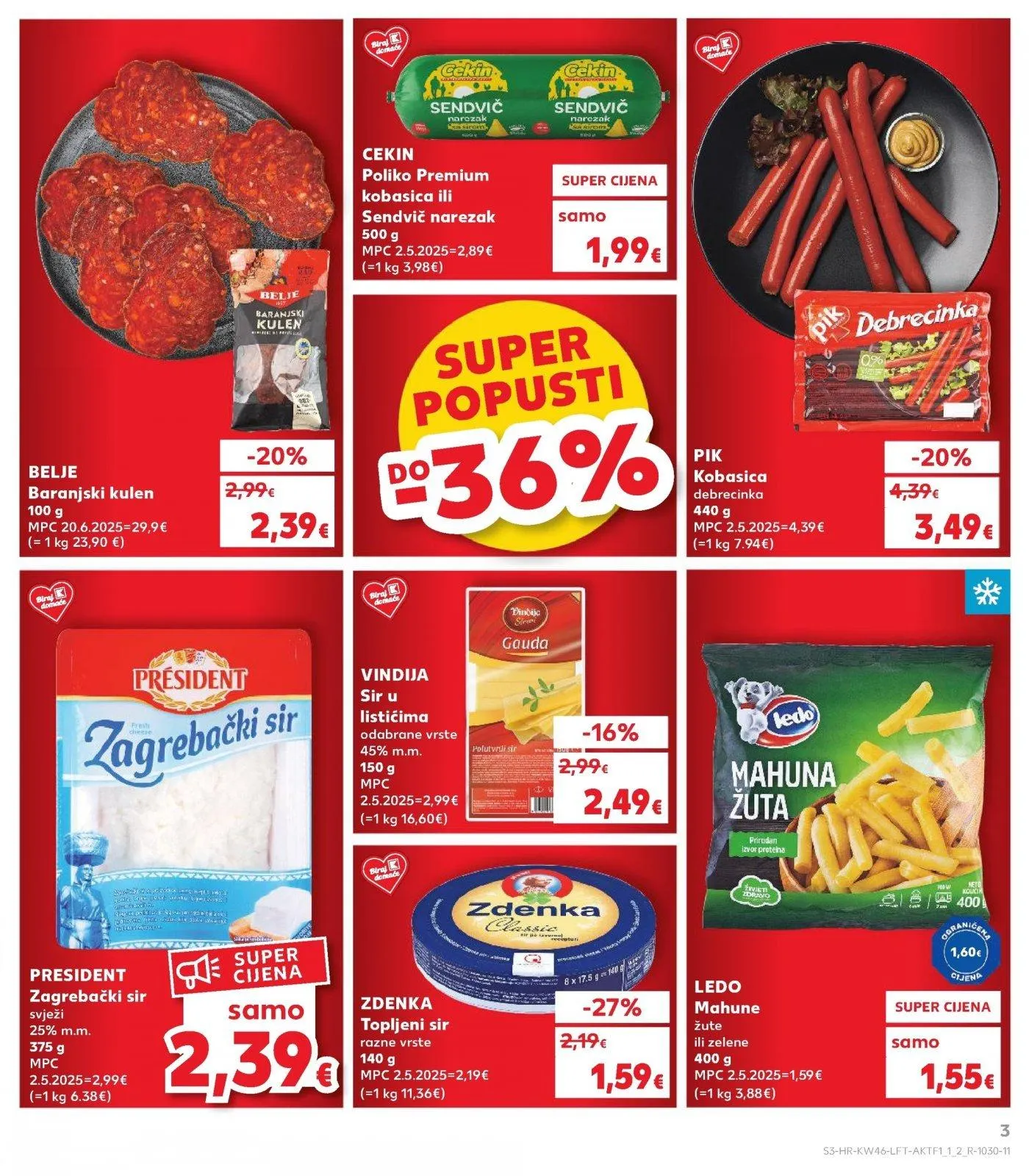 Katalog Kaufland katalog do 18.11.2025 od 12. studenoga do 18. studenoga 2025. - Pregled Stranica 3