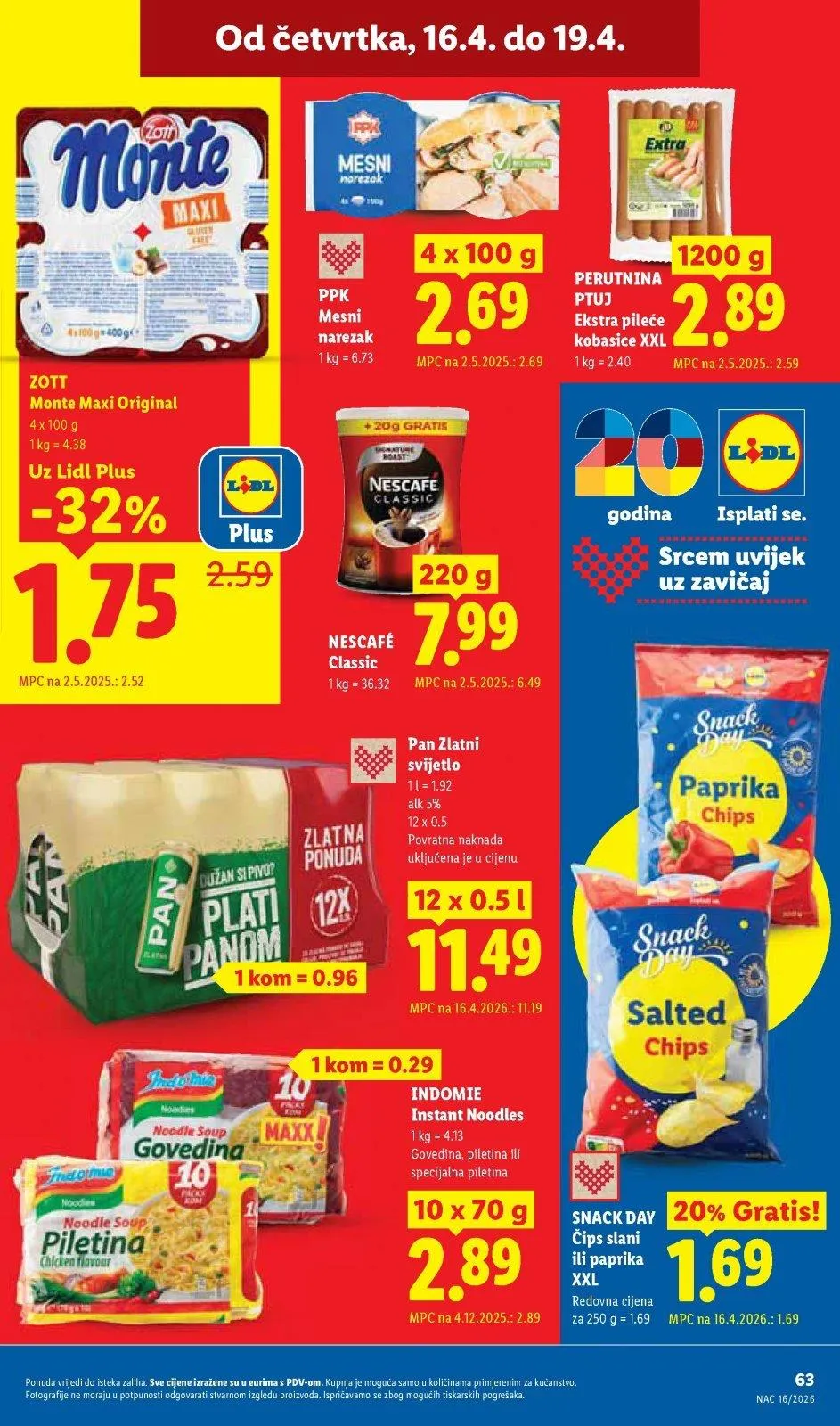 Katalog Lidl katalog do 19.04.2026 od 9. travnja do 19. travnja 2026. - Pregled Stranica 63