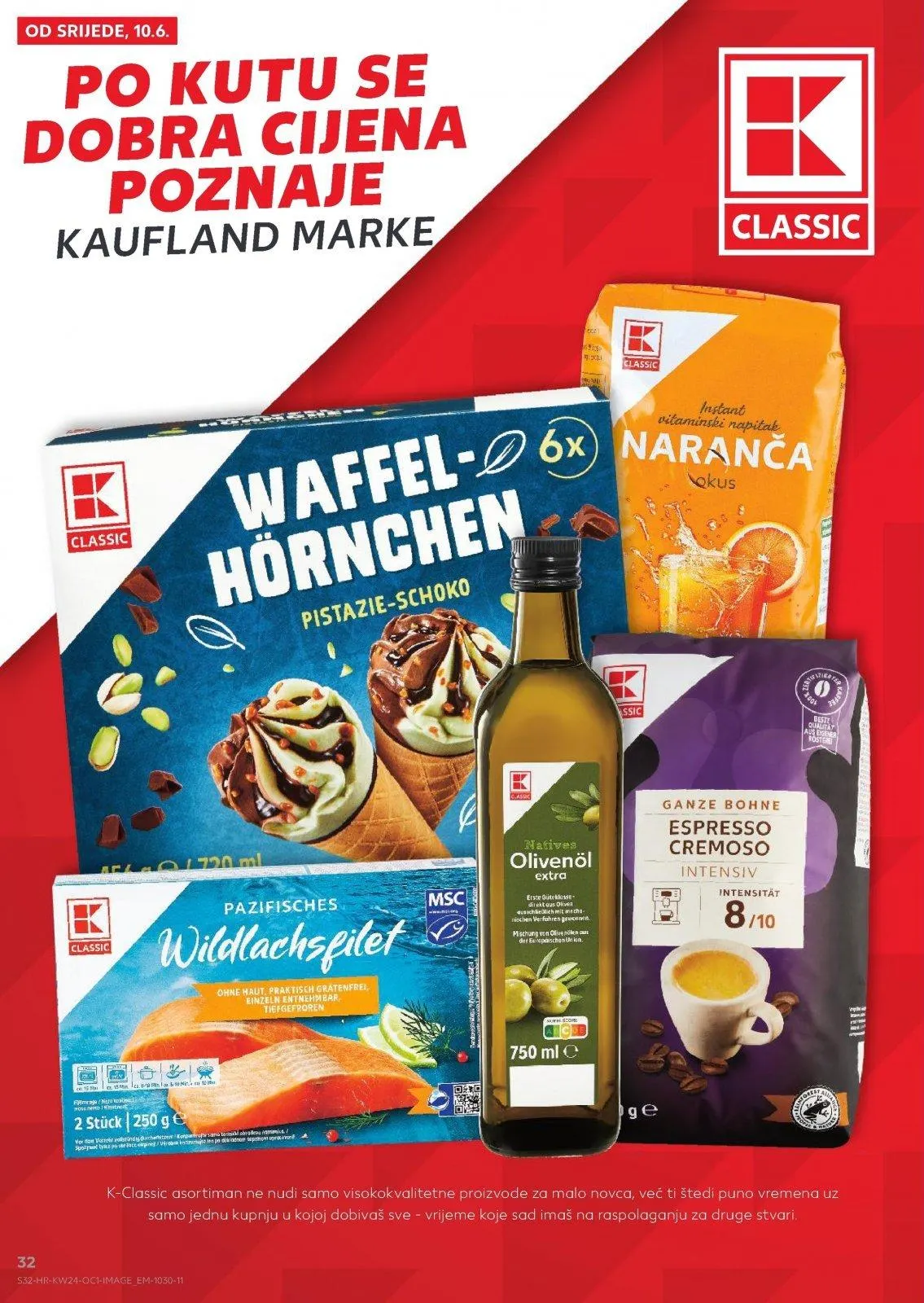 Katalog Kaufland katalog do 16.06.2026 od 10. lipnja do 16. lipnja 2026. - Pregled Stranica 32