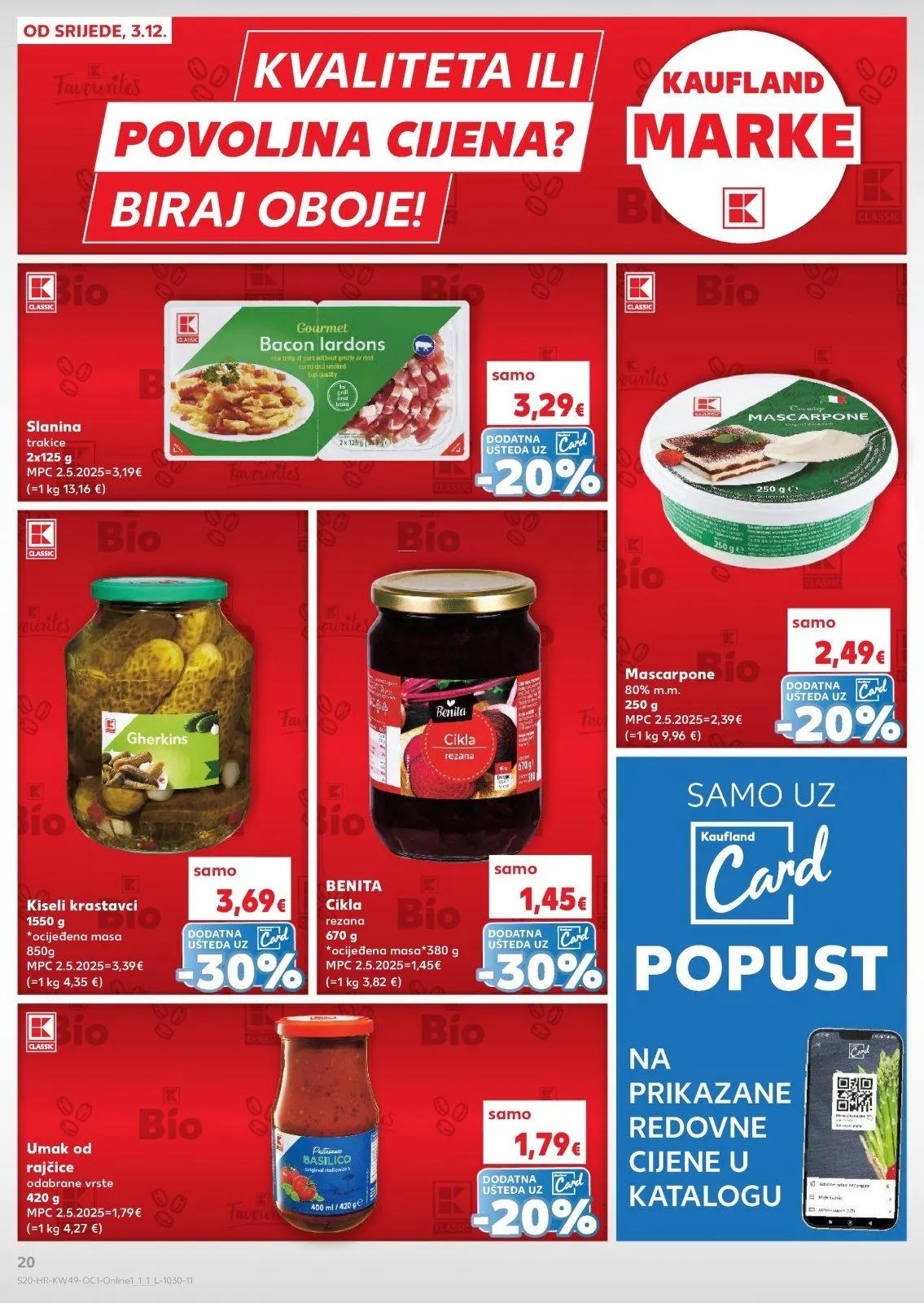 Katalog Kaufland katalog do 09.12.2025 od 3. prosinca do 9. prosinca 2025. - Pregled Stranica 20
