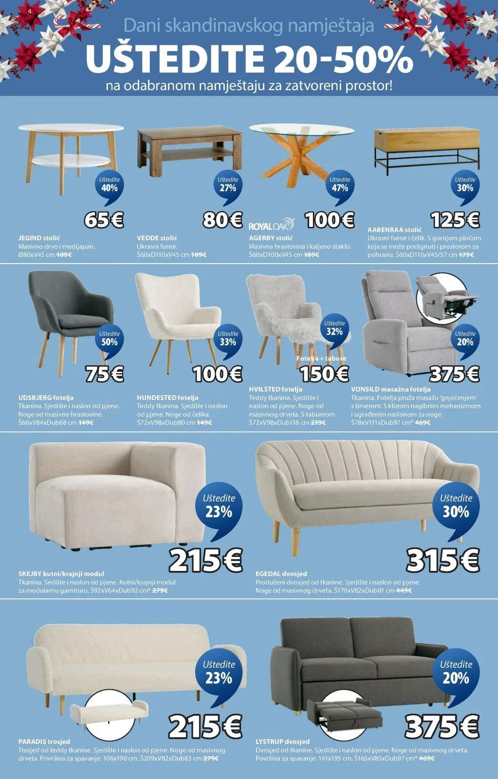 Katalog JYSK katalog do 30.12.2025 od 3. prosinca do 30. prosinca 2025. - Pregled Stranica 4