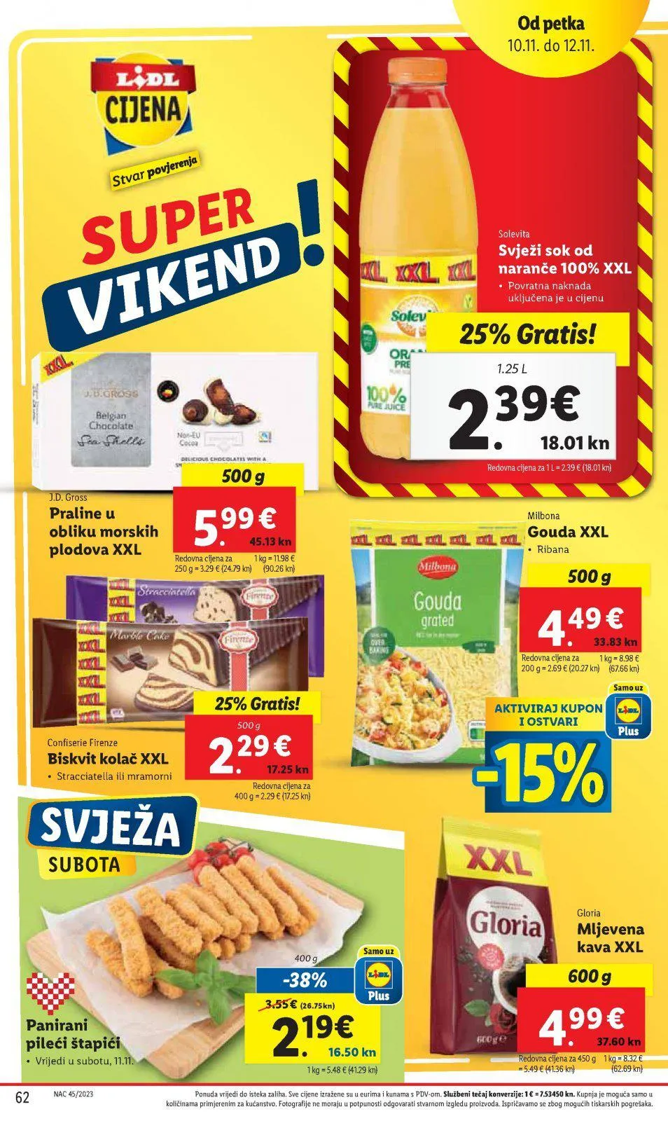 Katalog Lidl katalog do 12.11.2023 od 3. studenoga do 12. studenoga 2023. - Pregled Stranica 62