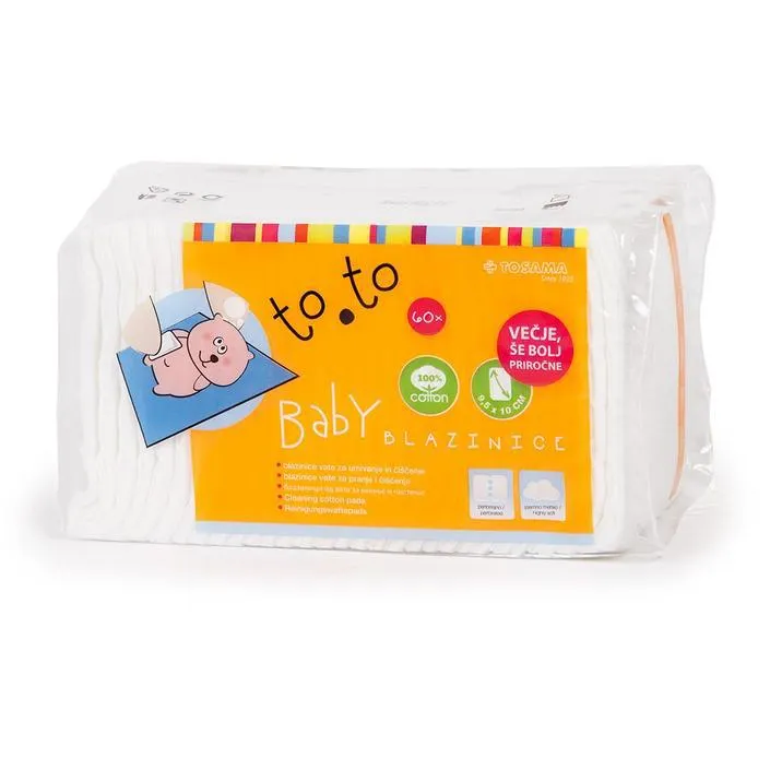 TOSAMA TO.TO. vata blazinice, perforirane 60 kom 60 kom 52914