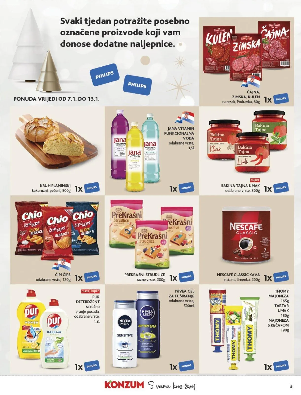 Katalog Konzum katalog do 13.01.2026 od 6. siječnja do 13. siječnja 2026. - Pregled Stranica 3