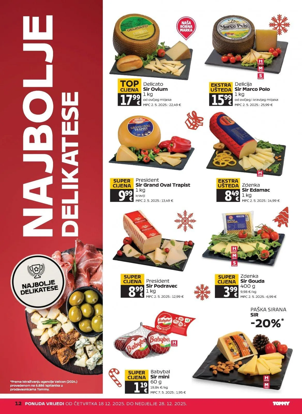 Katalog Tommy katalog do 28.12.2025 od 18. prosinca do 28. prosinca 2025. - Pregled Stranica 12